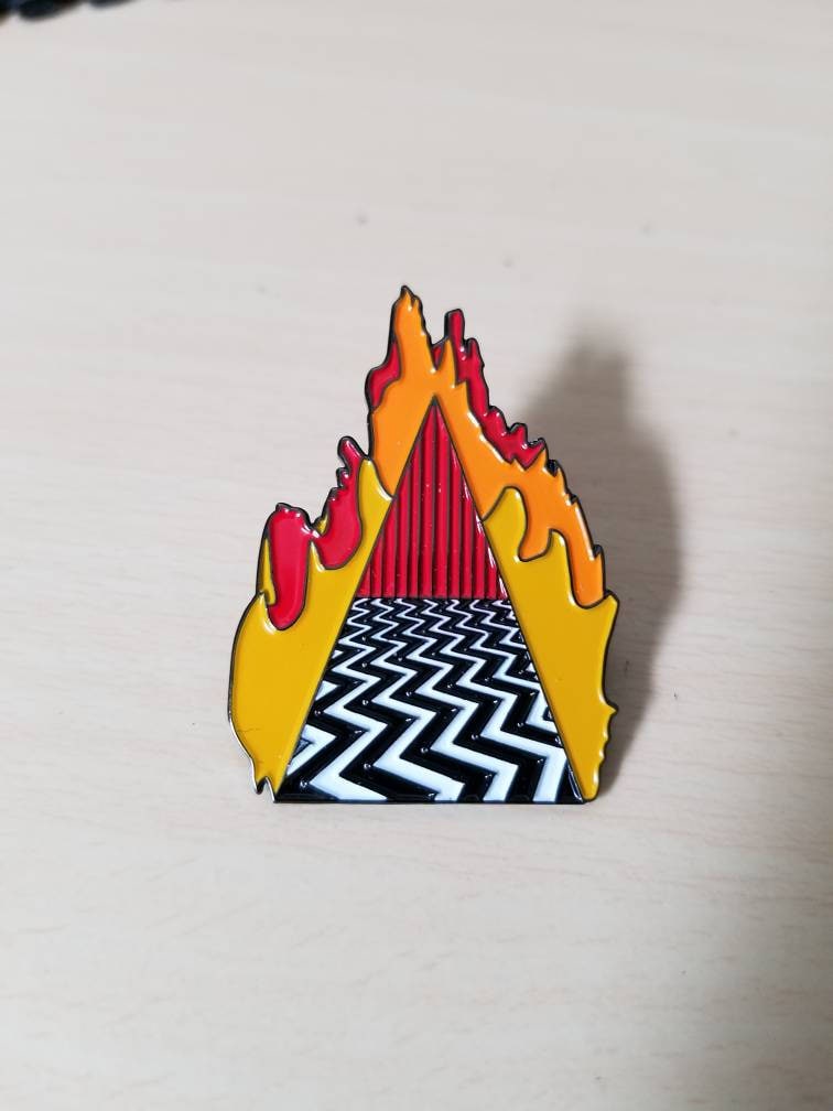 Twin Peaks Emaille Pin Dougie Jones Silber Mustang von ZanzibarLand