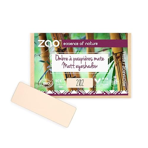 Zao Nachfüllpack Lidschatten Rechteck 202 braun beige Frau von ZAO essence of nature