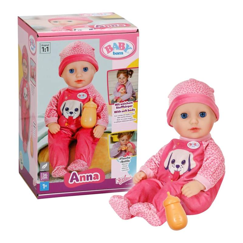 Zapf Creation Baby Born For Babies Puppe Anna 36 cm von Zapf Creation