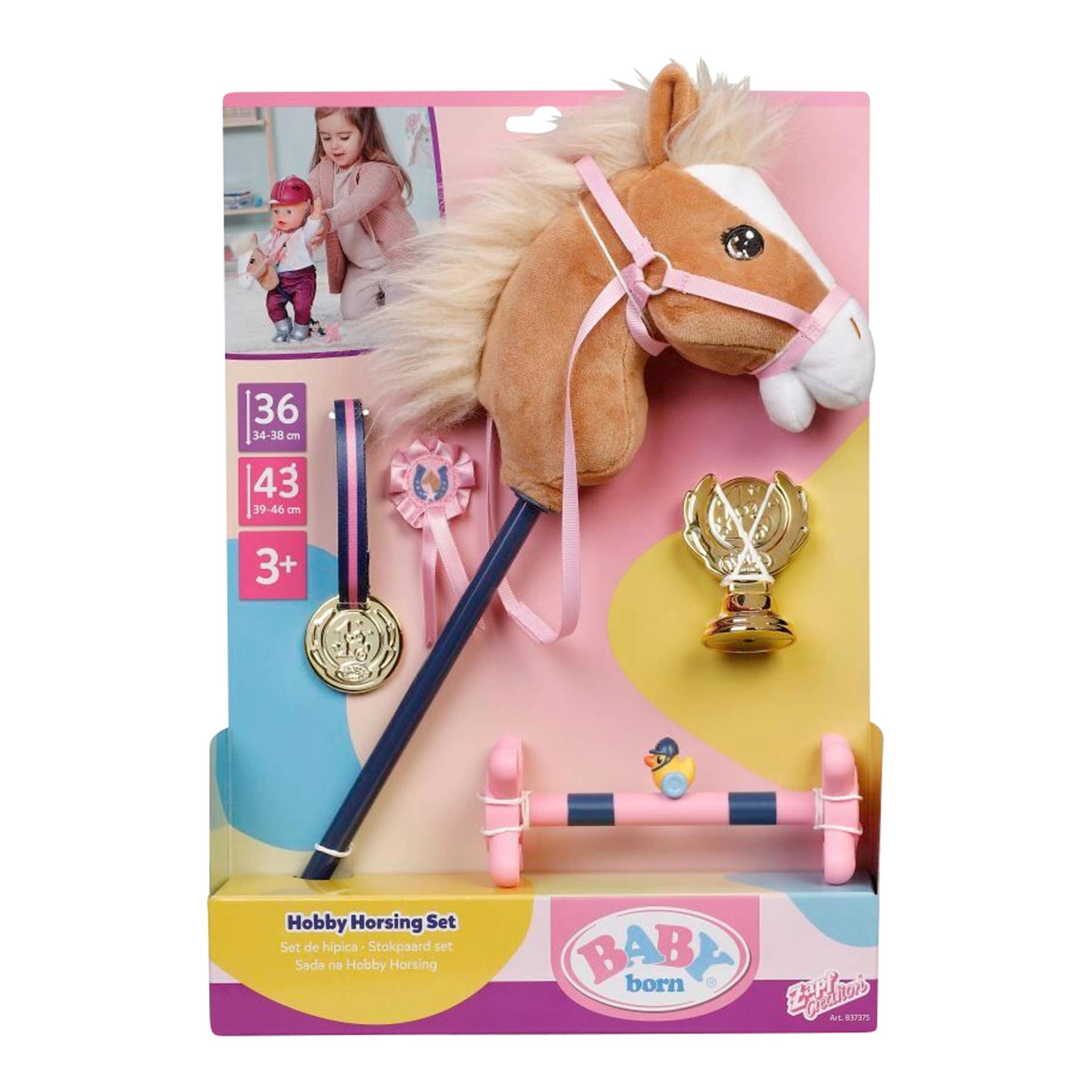 Zapf Creation Baby Born Puppen Hobby Horsing Set 43 cm von Zapf Creation