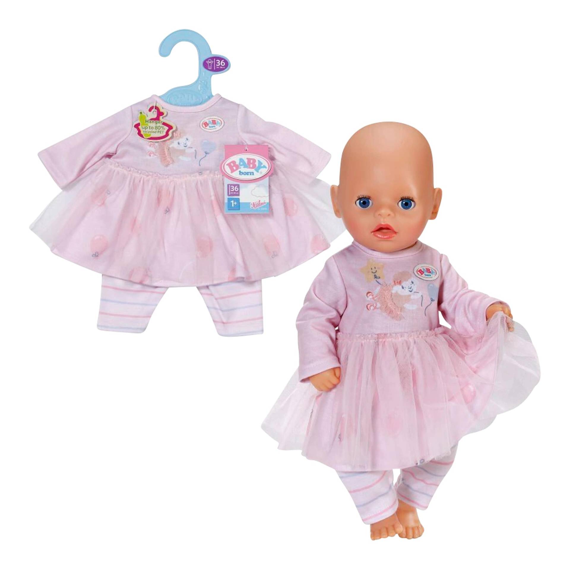 Zapf Creation Baby Born Puppen Outfit Kleid rosé 43 cm von Zapf Creation