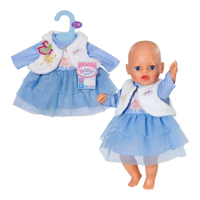 Zapf Creation Baby Born Puppen Outfit Winterkleid 36 cm von Zapf Creation