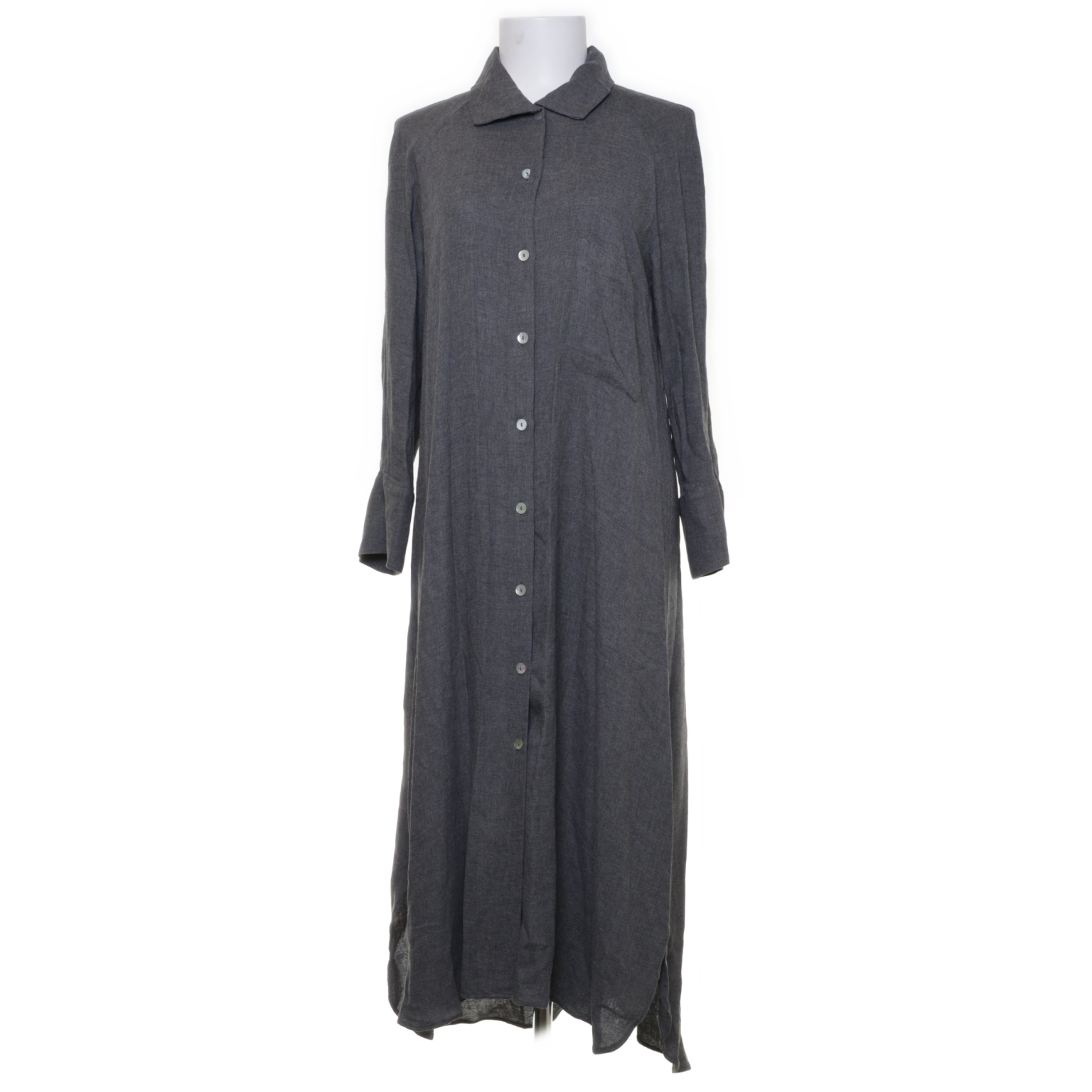 Zara - Blusenkleid - Größe: M - Grau von Zara