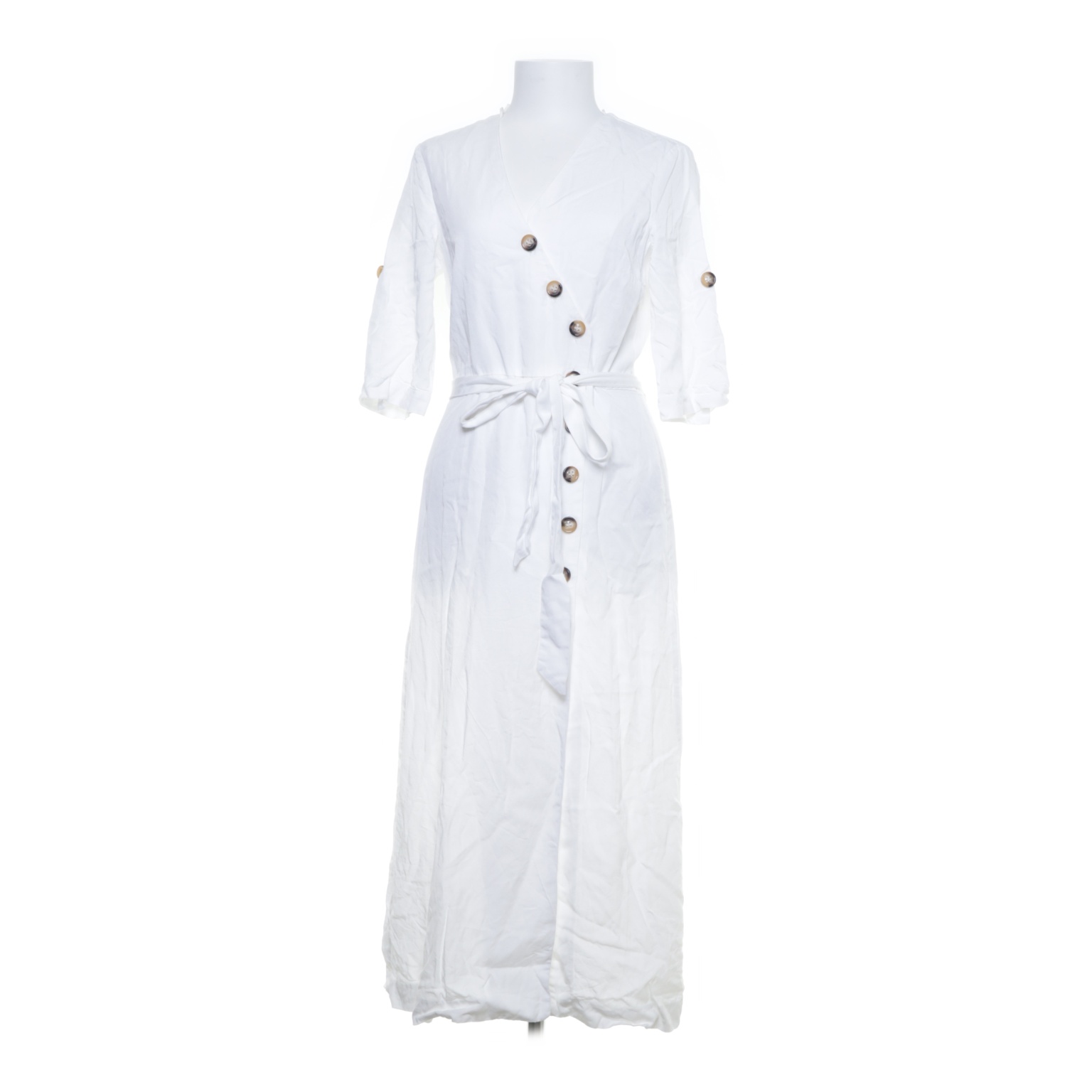 Zara - Blusenkleid - Größe: M - Weiß von Zara