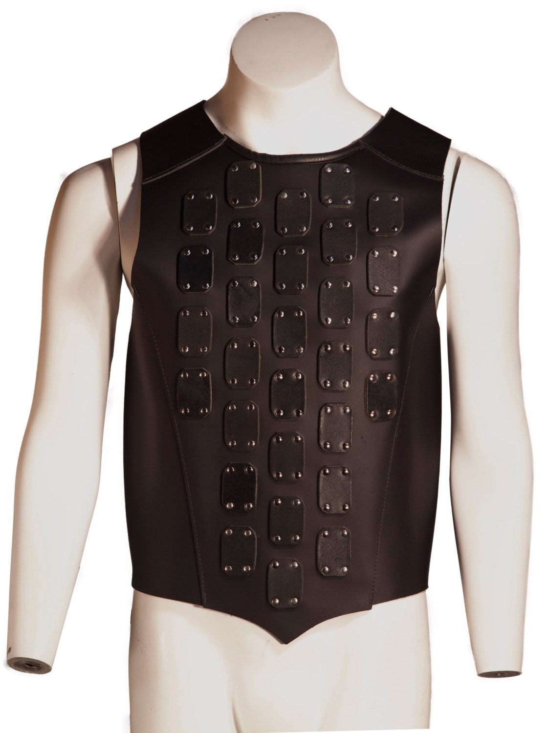 Mittelalter-Leder Brigand Plastron, Wikinger Ska Renaissance von ZardwinLarpStore