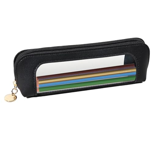 Zasdvn Federmäppchen mit Reißverschluss, transparentes rechteckiges Federmäppchen, transparentes Federmäppchen, praktisches und transparentes Federmäppchen, Reißverschluss-Federtasche, großes Zasdvn Federmäppchen mit Reißverschluss, transparentes rechteckiges Federmäppchen, transparentes Federmäppchen, praktisches und transparentes Federmäppchen, Reißverschluss-Federtasche, großes von Zasdvn