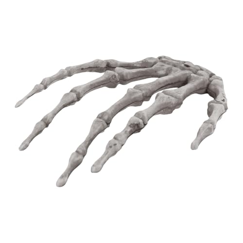 Zasdvn Halloween Skelett Knochen Haarspangen,Totenkopf Knochen Form Haarnadeln, Lustige Haarspange in Handknochenform für Halloween-Haarschmuck, Streich-Haarnadel-Requisiten, dunkles Halloween-Zubehör von Zasdvn