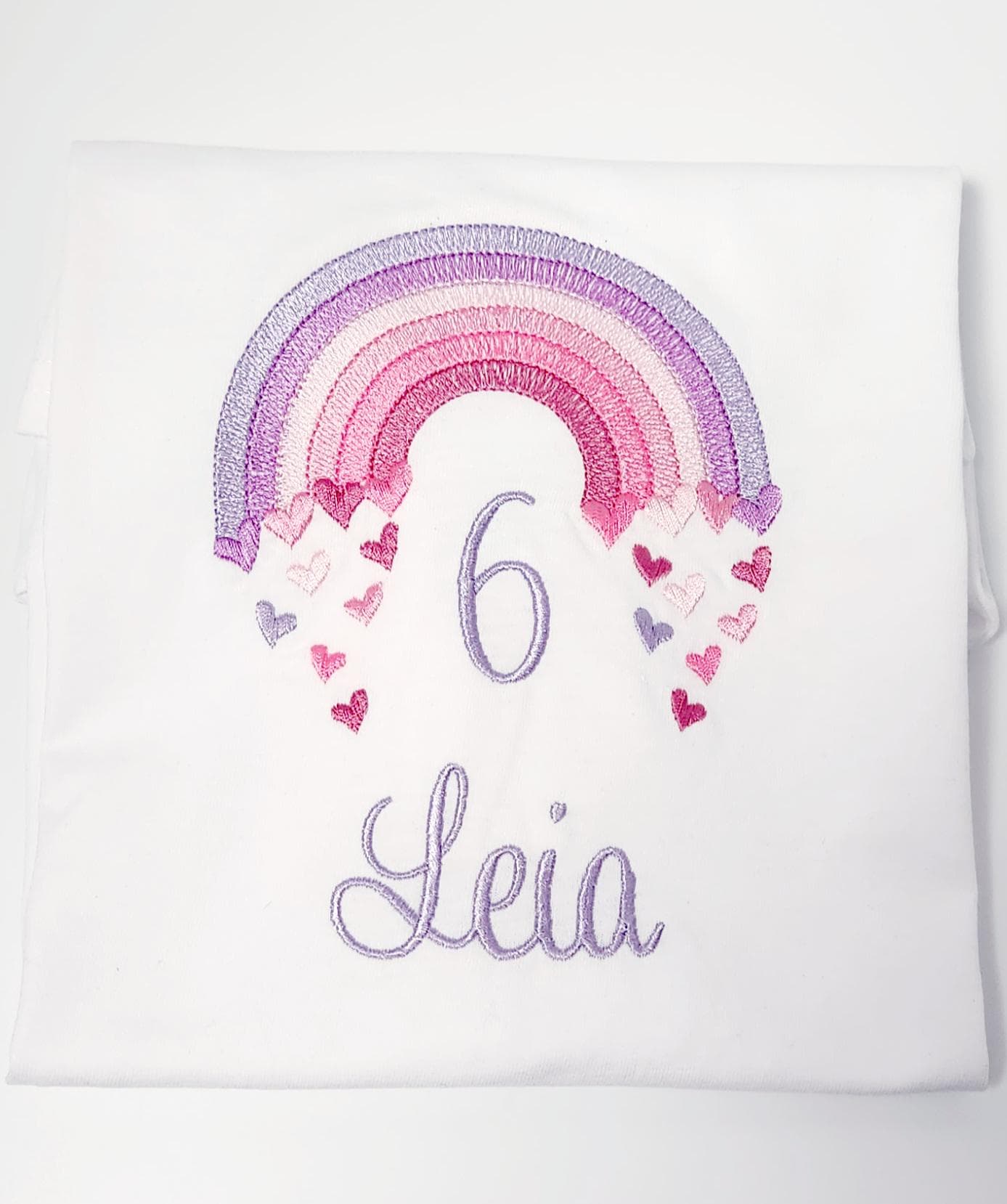 1 Geburtstag Shirt Mädchen, Geburtstagsshirt Regenbogen, 2 3 4 5 6 7 8 9 von ZauberFeeCreativ