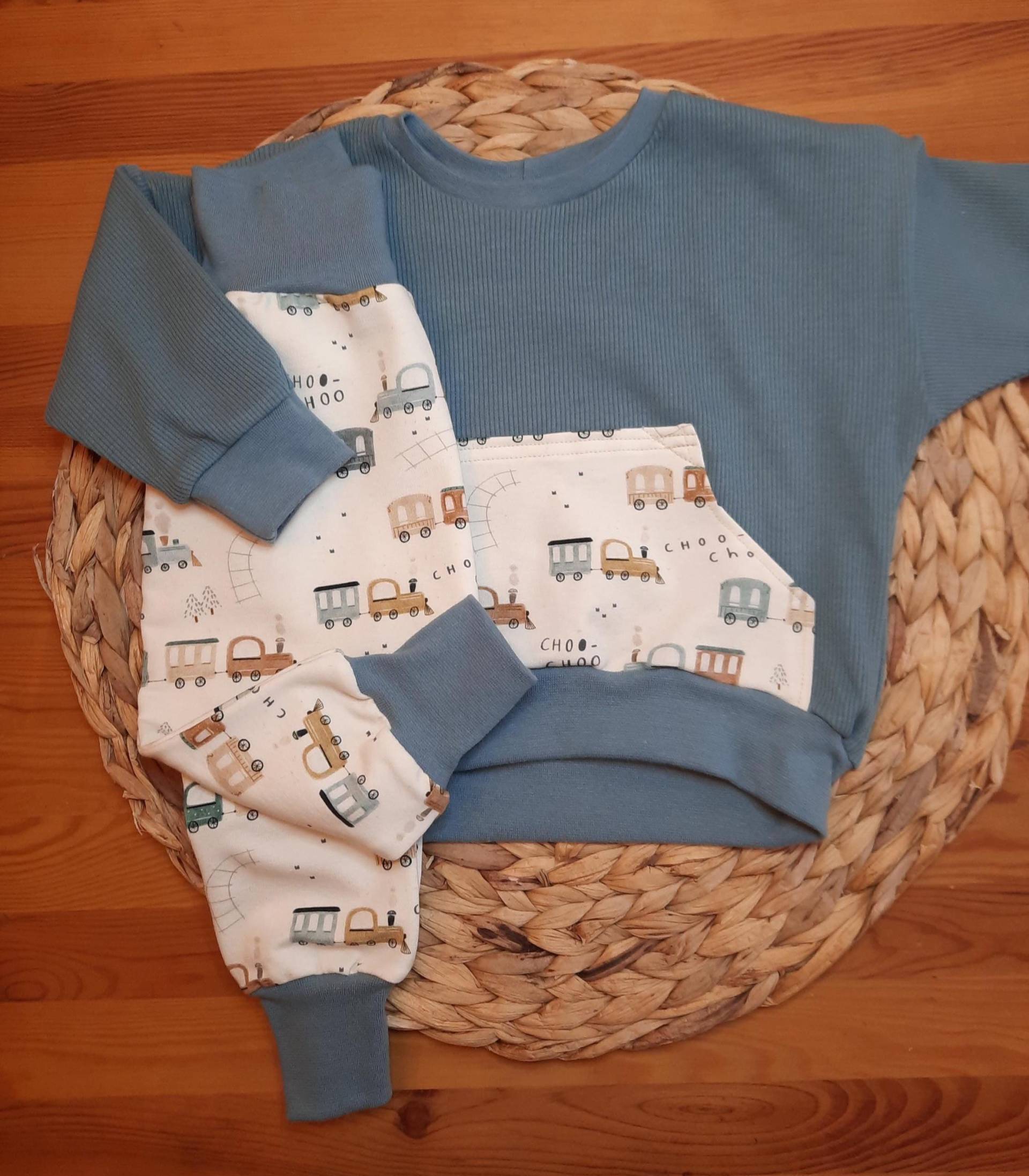 Babykleidung, Babykleidung Junge, Babyset 2-Teilig, Kinderkleidung, Pumphose, Sweatshirt, Babygeschenk Für Babyparty, Größe 74 Babykleidung, Babykleidung Junge, Babyset 2-Teilig, Kinderkleidung, Pumphose, Sweatshirt, Babygeschenk Für Babyparty, Größe 74 von ZauberStubeCorinna
