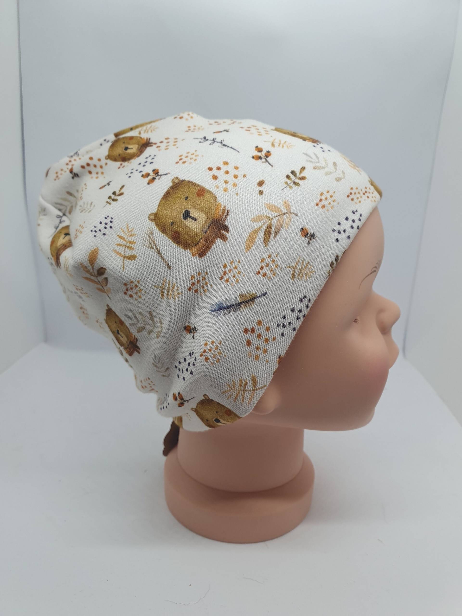Beanie Mütze Kindermütze Wendemütze Herbst Winter Handmade Babymütze Übergangsmütze Mü 11+ 33 von ZauberWerkstatt1