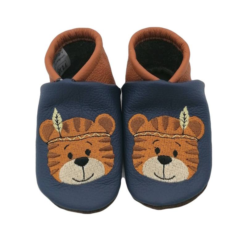 Krabbelschuhe Tigerbaby von ZauberhaftHandgmacht