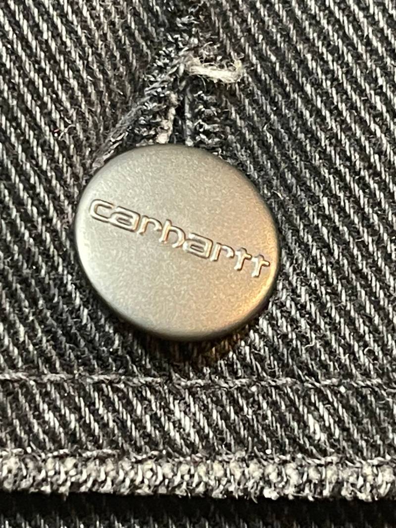 Carhartt Jacke Teddy Jeans Anthrazit Lässig Bequem Warm Schwer von ZauberhaftMarvelous