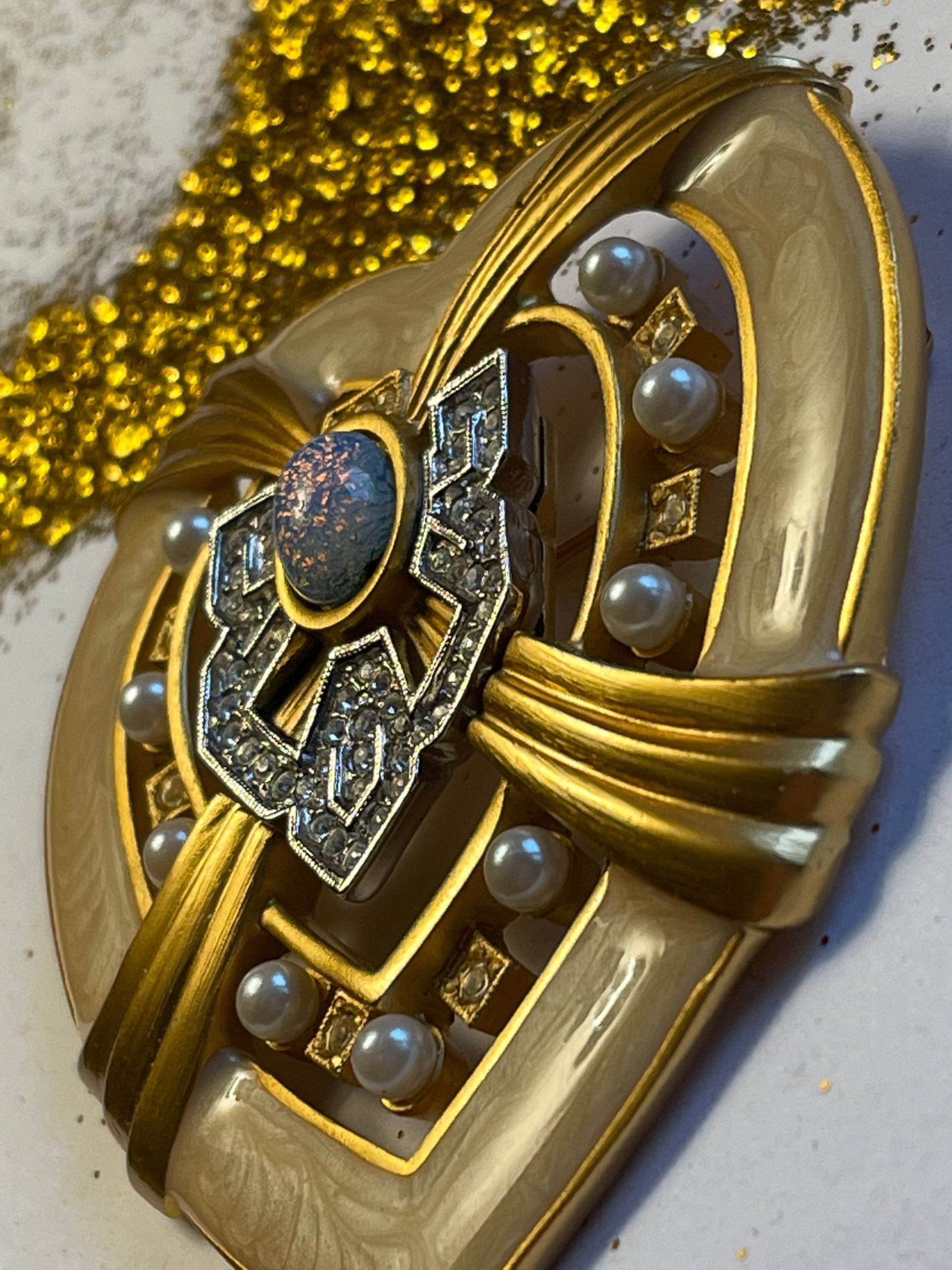 Elizabeth Taylor Heart Of Hollywood Brosche For Avon 1990 Außergewöhnlich Majestätisch Groß Sammlerstück Spezial Kollektion von ZauberhaftMarvelous