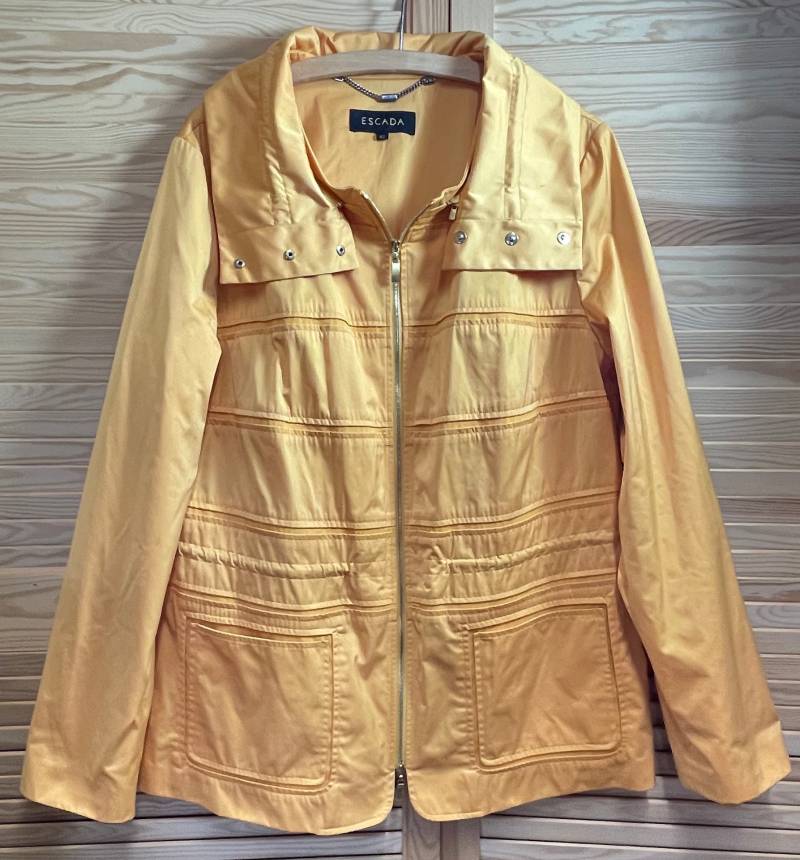 Escada Jacke Übergang Frühling Extravagant Jacket Business Elegant Sportlich 42 Gelb von ZauberhaftMarvelous