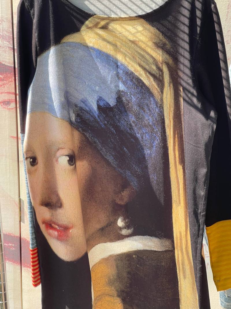 Kleid Handgemacht Mädchen Ohrring Malerei J Vermeer Tunika von ZauberhaftMarvelous