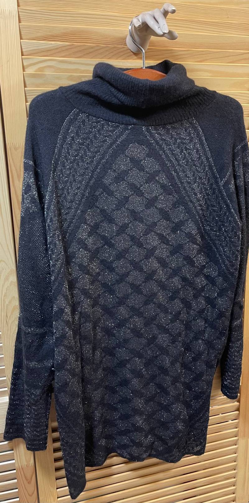 Lala Berlin Pullover Kleid Schwarz Silber Kufiyah Selten von ZauberhaftMarvelous