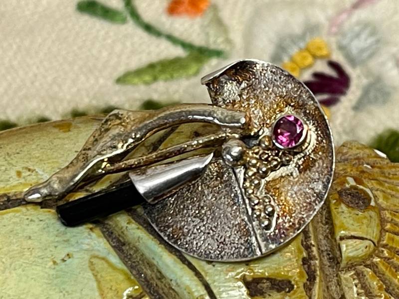 Ohrringe Kunsthandwerk Amethysten Lila Einzelstück Geschenk Einzigartig Ohrstecker Hingucker Selten Auffällig Außergewöhnlich von ZauberhaftMarvelous