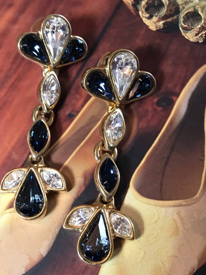 Ohrringe Ohrhänger Schmucksteine Schwer Glänzend Elegant Valentines Gift von ZauberhaftMarvelous