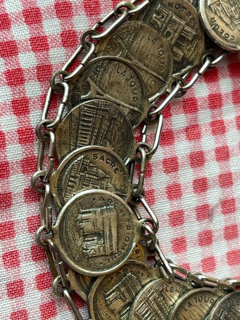 Paris Armband Souvenir Frankreich Sehenswürdigkeiten Eiffelturm Arc De Triomphe Notre Dame Alte Zeiten Erinnerung Reise von ZauberhaftMarvelous