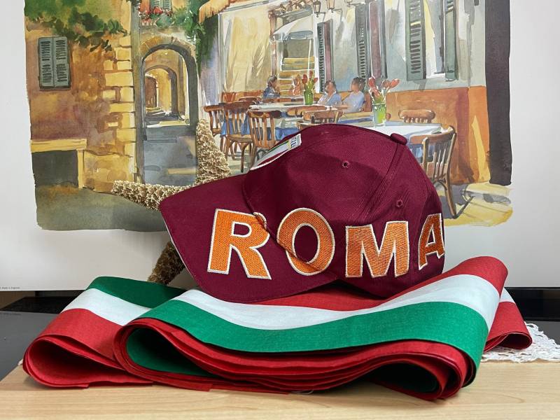 Roma Cap Basecap Italien Mit Stoffstücken von ZauberhaftMarvelous