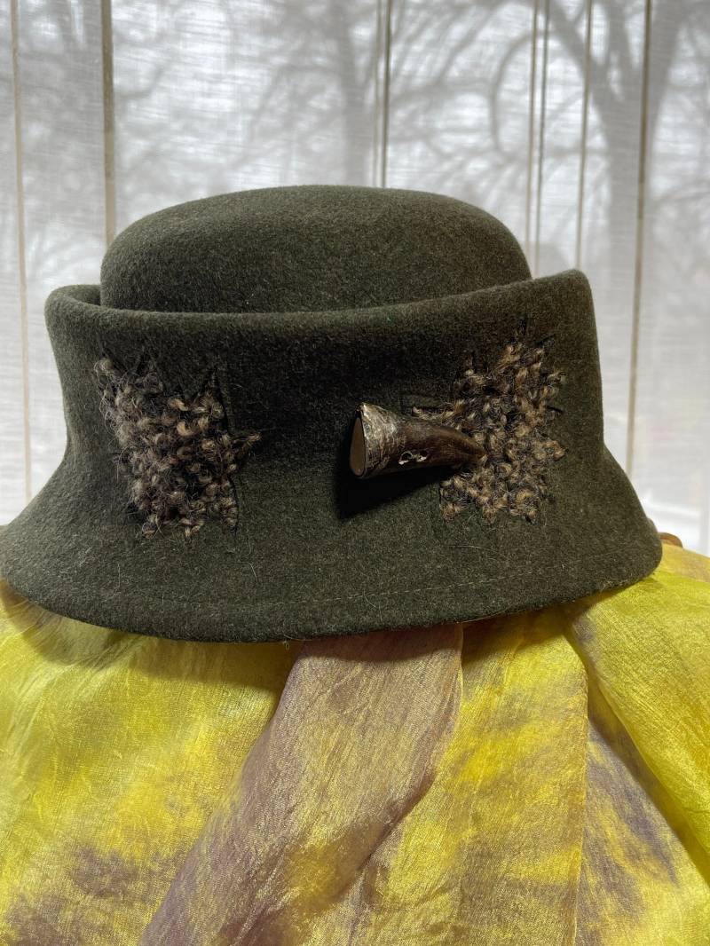 Seeberger Hut Damenhut Damenhaft Traditionell Bayern Festlich Spaziergang Frühling Extravagant von ZauberhaftMarvelous