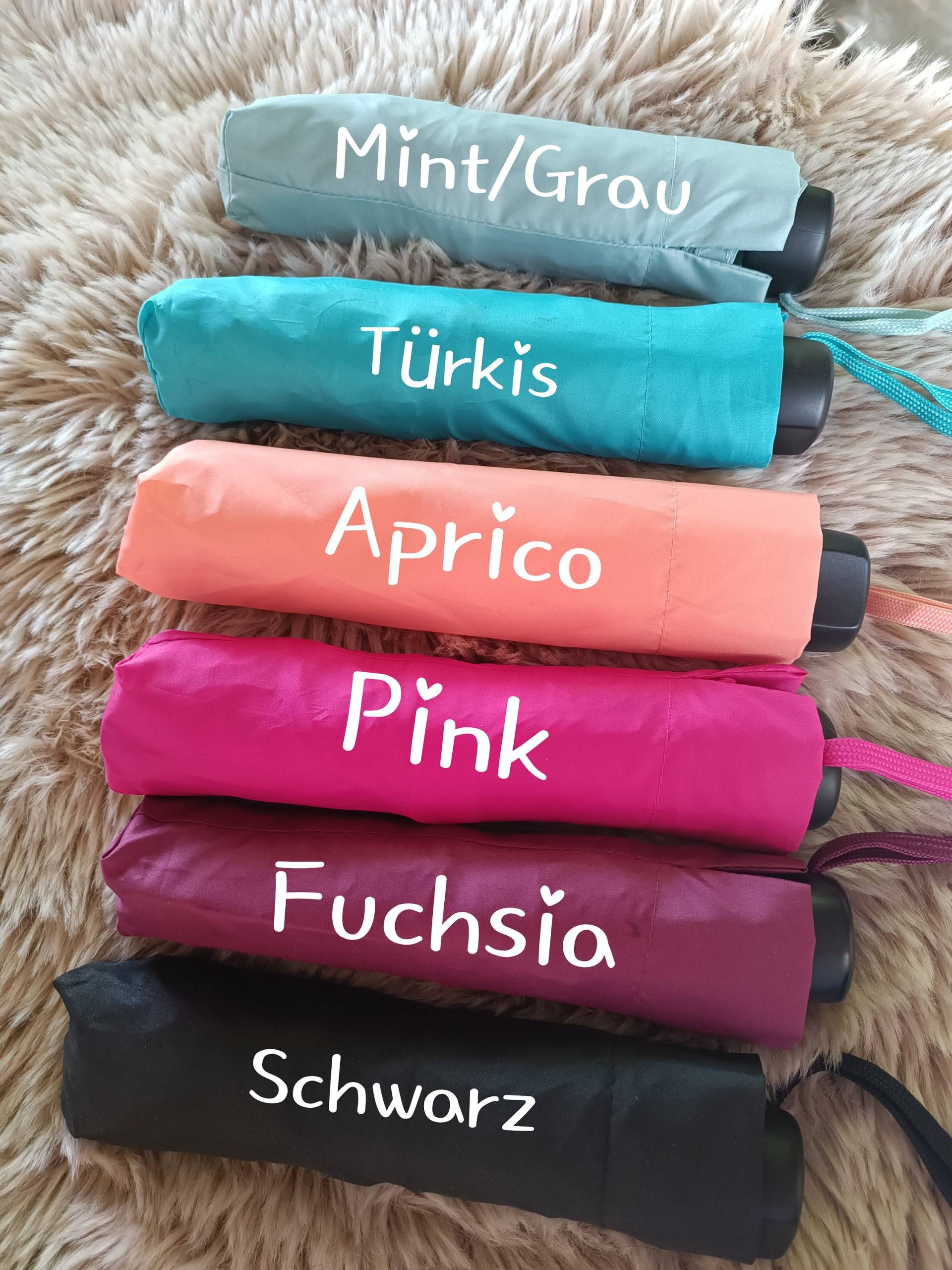 Personalisierter Schirm/ Taschenschirm Mit Namen Herbst Regen, Nikolaus, Adventskalender, Mitbringsel Personalisierter Schirm/ Taschenschirm Mit Namen Herbst Regen, Nikolaus, Adventskalender, Mitbringsel von ZauberhafteDinge