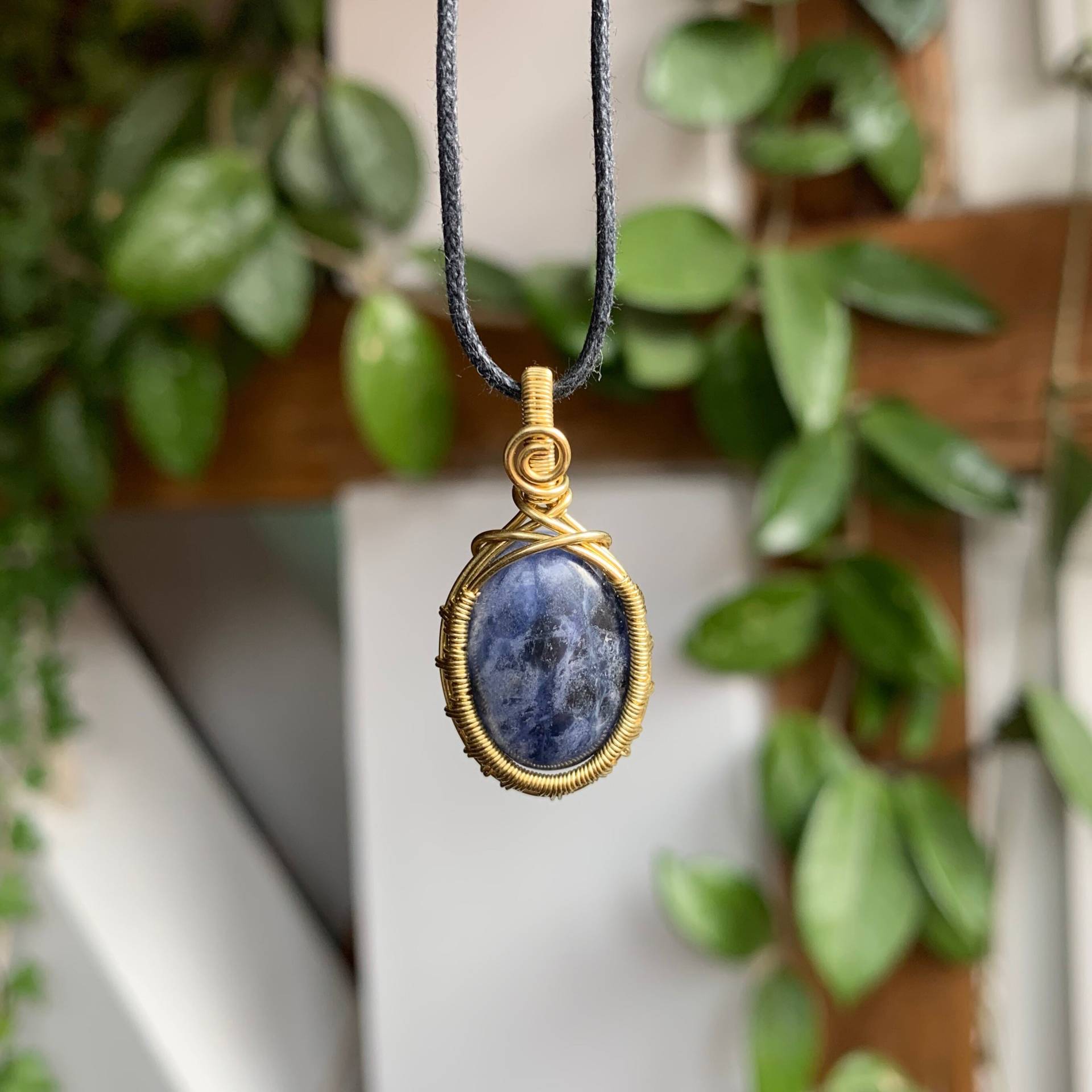 Kette Aus Messing Mit Nacolith Kette Aus Messing Mit Nacolith von ZauberhausShop