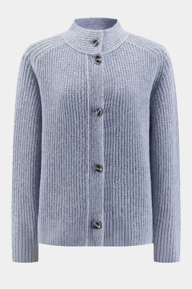 Zaubermond Strickjacke Zaubermond Strick-Cardigan mit Knopfleiste - JEANS Zaubermond Strickjacke Zaubermond Strick-Cardigan mit Knopfleiste - JEANS von Zaubermond