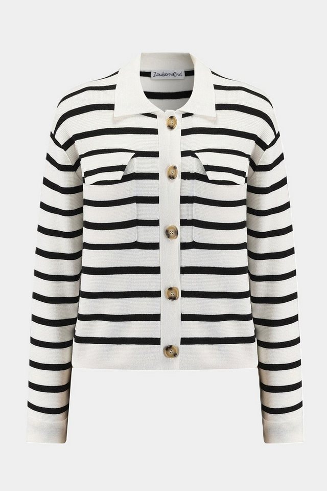 Zaubermond Strickjacke Strickjacke Maritim OFF WHITE von Zaubermond