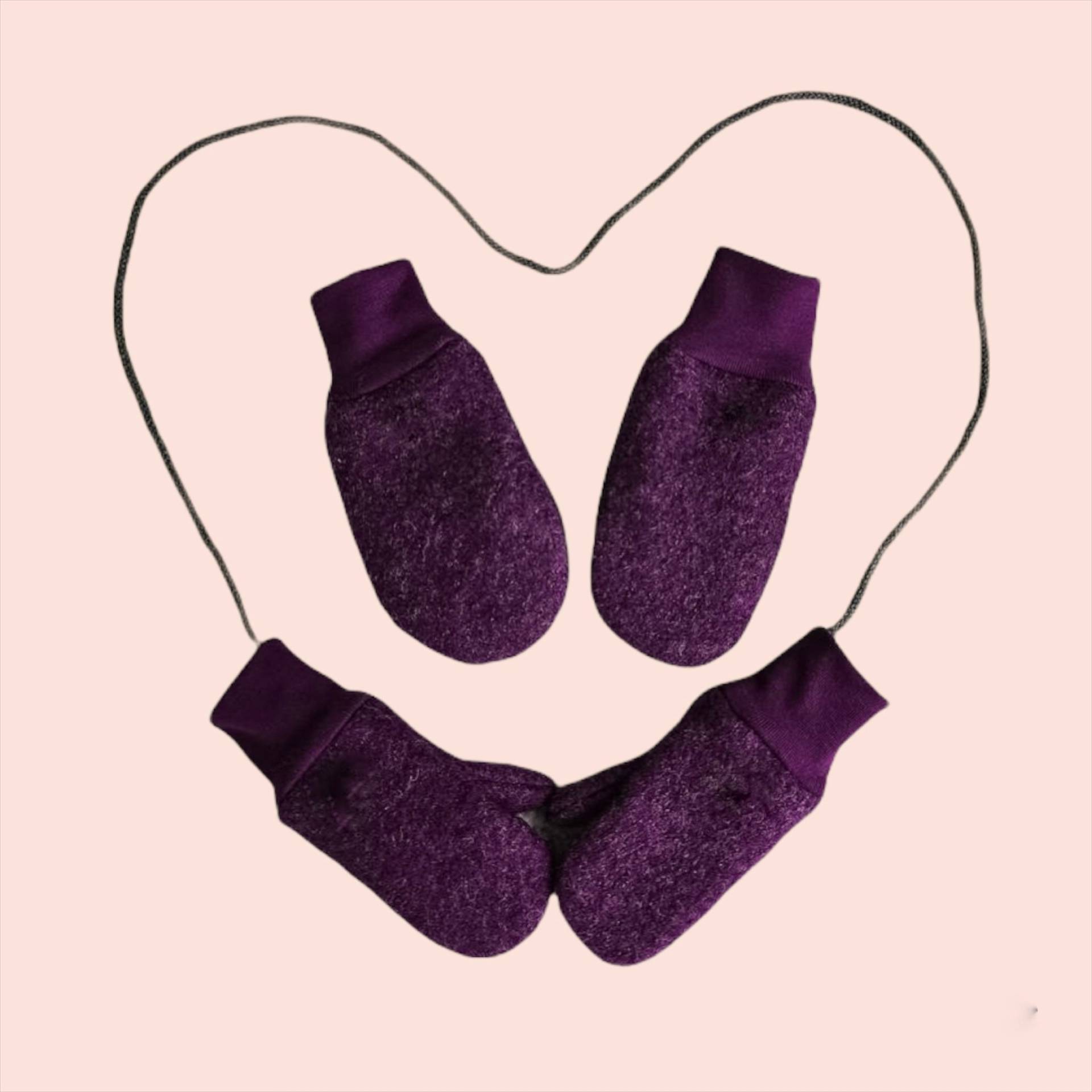 Mädchen Und Jungen Walk Schuhe, Baby Fäustlinge , Baby Puschen , Schneeschuhe Kinder , Pantoffeln Gefüttert, , Handschuhe von Zaubernaehte