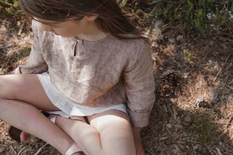 Organic Leinenhemd Biene von Zauberspross