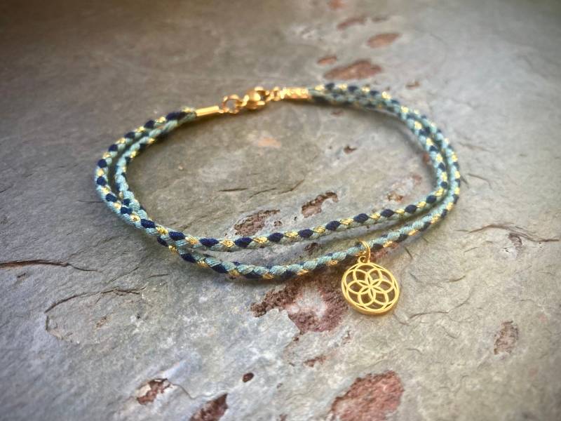 Doppeltes Armband Mit Mandala Anhänger von Zauberstueck