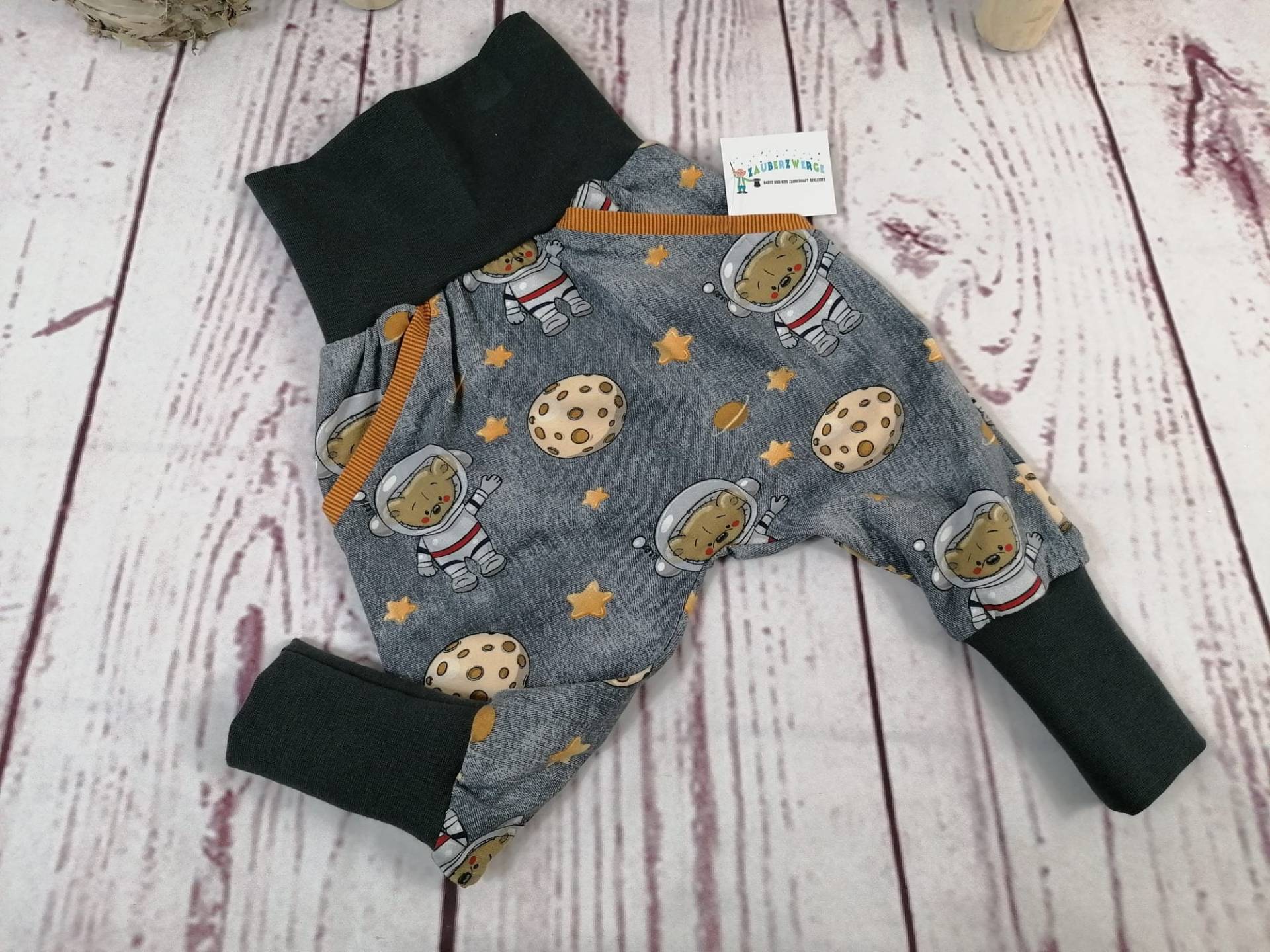 Pumphose Astrobärchen, Pumphose, Haremshose, Astronaut Pumphose Astrobärchen, Pumphose, Haremshose, Astronaut von Zauberzwerge