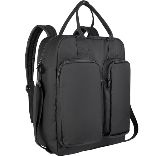 Zavothy Laptop Rucksack, Reisen, Arbeit, Computer Rucksack, 17 Zoll, Business-Rucksack, Herren, Schulrucksack für Jungen, Frauen, Lässiger Tragbar Tagesrucksack, Schwarz von Zavothy