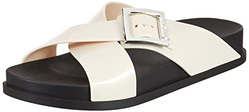 Zaxy Damen Choice BIRKEN AD Plateausandale, Off White/Black, 35.5 EU von Zaxy