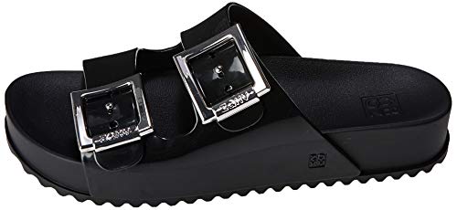 Zaxy Damen Partner Slides Sandalen Schwarz 39 EU von Zaxy