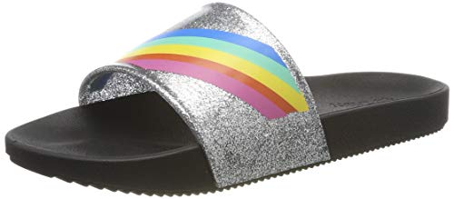 Zaxy Damen Snap Slide FEM Pantoletten, Mehrfarbig (Black Rainbow 9109), 39 EU von Zaxy