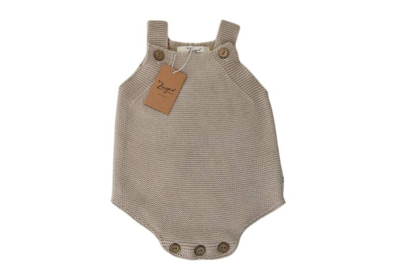 Zayno Body Unisex 9-12 Monate 100% Biobaumwolle in Naturbraun (Set, 1-tlg., Hergestellt aus 100% Biobaumwolle) Bügeln auf niedriger Temperatur von Zayno