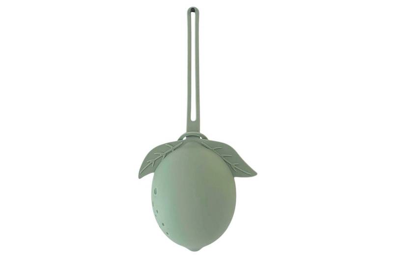 Zayno Schnullerbefestigung Schnullerhalter "Limona" aus Silikon in Grün, (Packung, 1-tlg., Hält bis zu drei Schnuller stets griffbereit), Ansprechenden Farbe und Design von Zayno