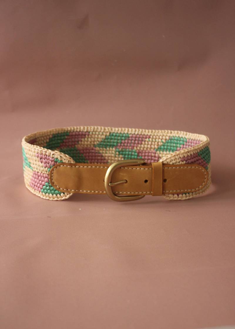 Raffia - Und Leder-Taillengürtel Damen-Raffia-Gürtel Breiter Raffia-Gürtel Mit Leder Für Sommerkleid von ZbagsandhomeUA