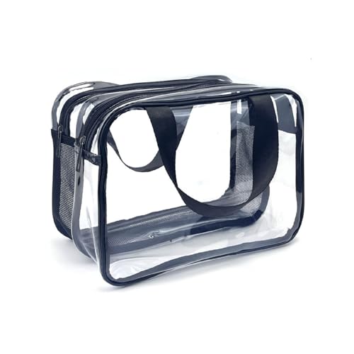 Zcbzbn Transparente Kosmetiktasche, Double Layer Large Waterproof Travel Toiletry Bag Portable PVC with Handle Storage Bag Wet and Dry Swimming Gym Speicherbeutel FüR Frauen, MäNner Zcbzbn Transparente Kosmetiktasche, Double Layer Large Waterproof Travel Toiletry Bag Portable PVC with Handle Storage Bag Wet and Dry Swimming Gym Speicherbeutel FüR Frauen, MäNner von Zcbzbn