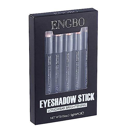 Lidschattenstift | Lidschatten-Eyeliner-Stift - Sparkle Shimmer Lidschatten-Make-up-Stift, langlebiger Lidschatten-Highlighter-Stick für Frauen und Mädchen Zceplem von Zceplem