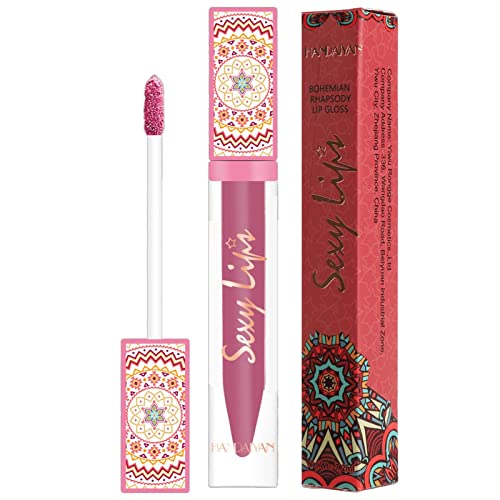 Matter Lipgloss,Glänzender Lippenstift Matter Lipgloss | Wasserfester, langlebiger Lippenfleck, glattes, natürliches Make-up-Zubehör für Damen, Mädchen, Frauen, Anfänger Zceplem von Zceplem