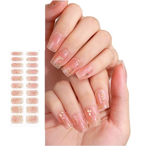 Modische, halbgehärtete Gel-Aufkleber mit Sternmuster, geeignet für modebewusste Frauen von Zdprkqzvz