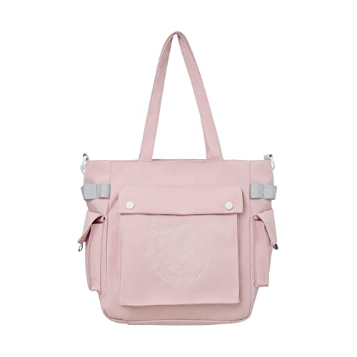Modische Damen-Umhängetasche, Cartoon-Umhängetasche, japanische Umhängetasche, Damen-Handtaschen, einfache Tasche, rose von Zdprkqzvz