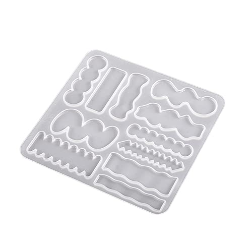 Zdprkqzvz Kleine Klauen-Clips, Silikon-Haarnadel-Form, Silikon-Haarklammern, Silikon-Epoxidharz-Form für Haarspangen von Zdprkqzvz