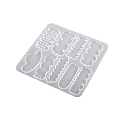 Zdprkqzvz Kleine Klauen-Clips, Silikon-Haarnadel-Form, Silikon-Haarklammern, Silikon-Epoxidharz-Form für Haarspangen von Zdprkqzvz