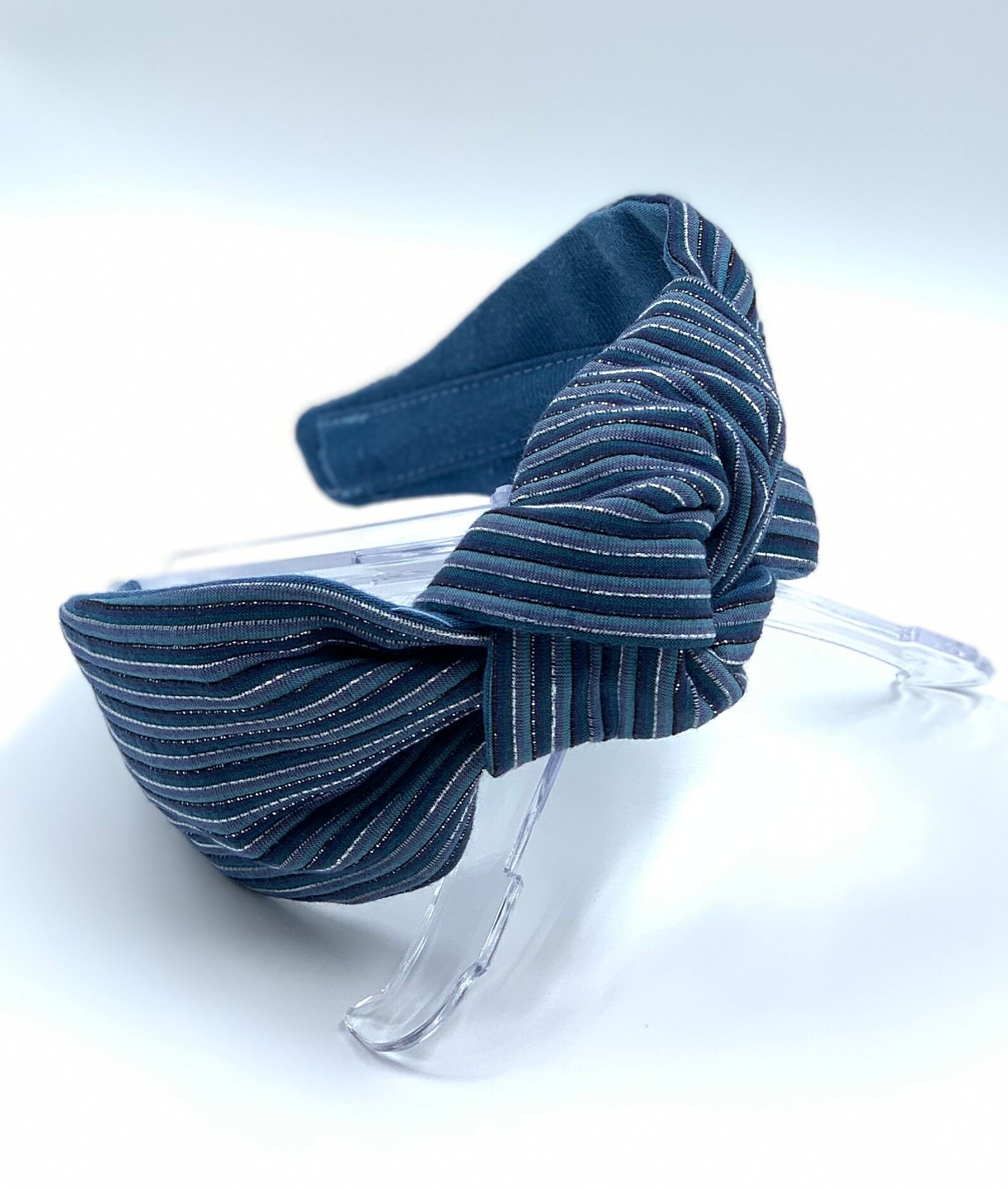 Jeans Stirnband, Reine Farbe Zartes Stirnband Für Frauen, Turban Stirnband, Damen Accessoire, Breites Stirnband, Knoten Stirnband, Haarband von ZeLiCeDesign