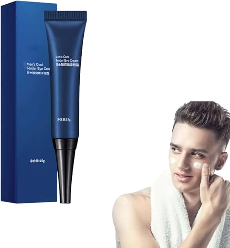 Awaken Peptide Depuffing Eye Gel, Anti-Aging-Feuchtigkeitsspendende Augencreme für Männer, Straffendes Anti-Falten-Augenserum, Reduziert Schwellungen und Augenringe von ZeTjieXing