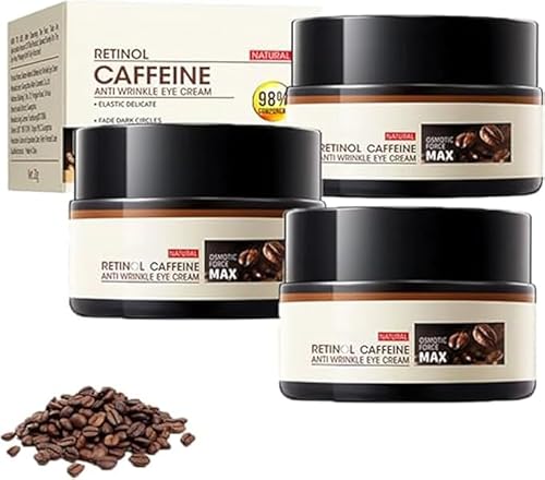 Feuchtigkeitsspendende Retinol-Koffein-Anti-Falten-Augencreme, feuchtigkeitsspendende Anti-Aging-Augencreme, wirkt gegen Augenringe und Schwellungen von ZeTjieXing